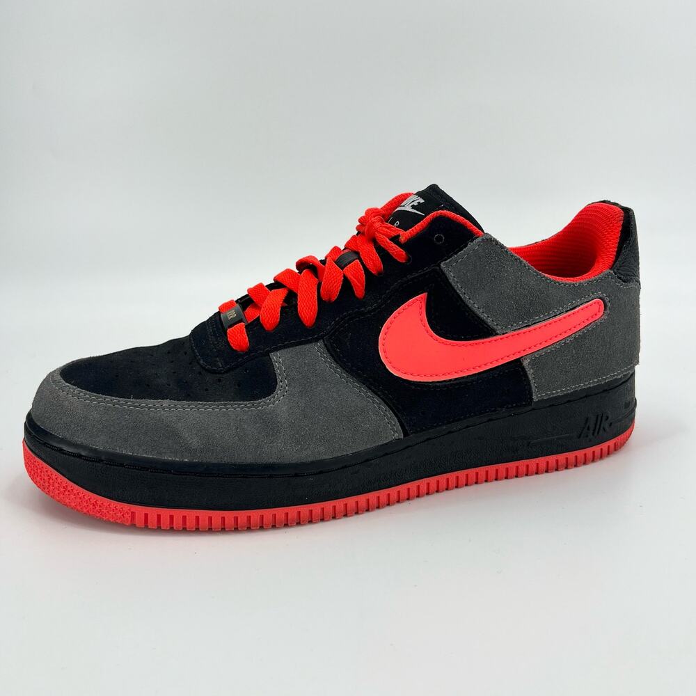 Nike Air Force 1/1 Unlocked By You ID DC6730 991 Mens 10.5 Black Orange Gray